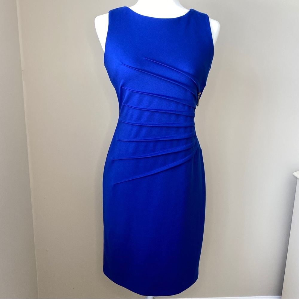 NWOT Ivanka Trump Elegant Royal Blue Dress Sz 4